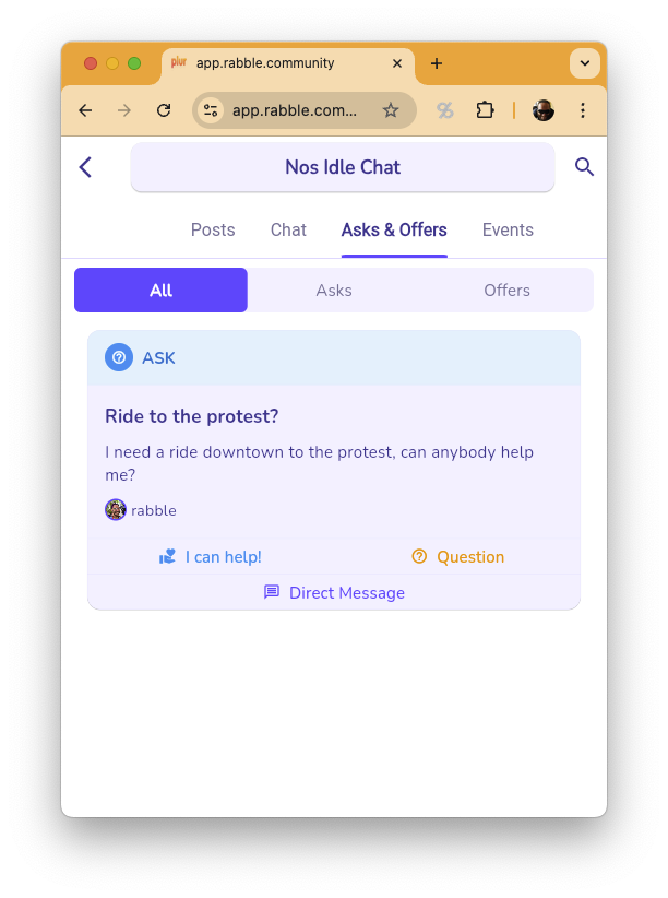 Asks Offers